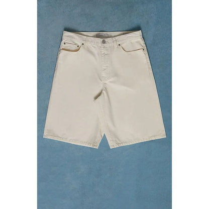 Pacsun Men'S Austin Extreme Baggy Jean Shorts Patch Cream