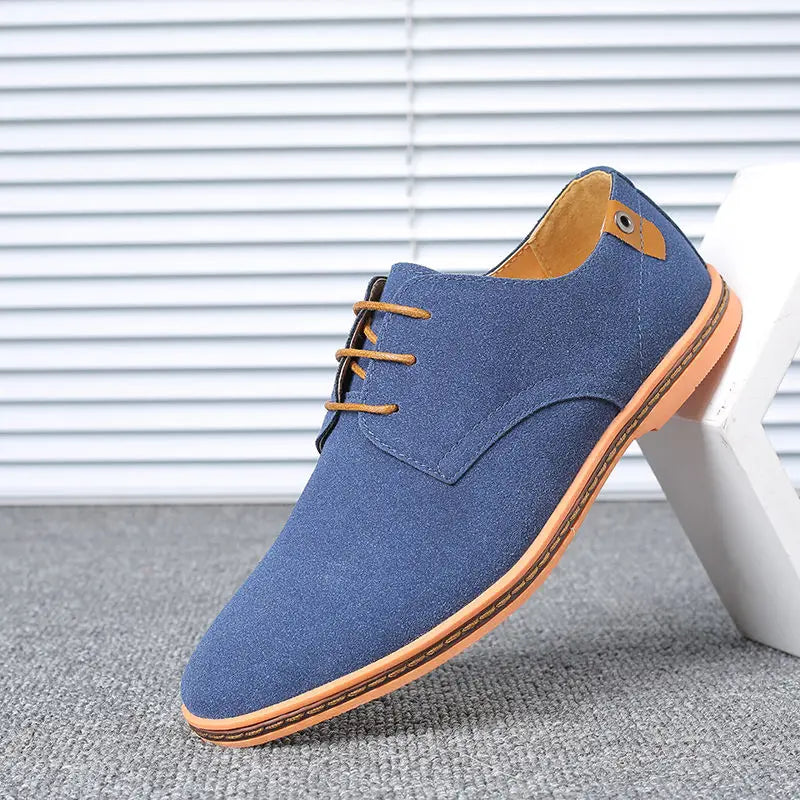 Top Quality Brown Oxford Shoes Men Derby Loafers Big Size 47 48 Casual Men Shoes Business Man Sneaker Yellow Dress Shoes Fashion