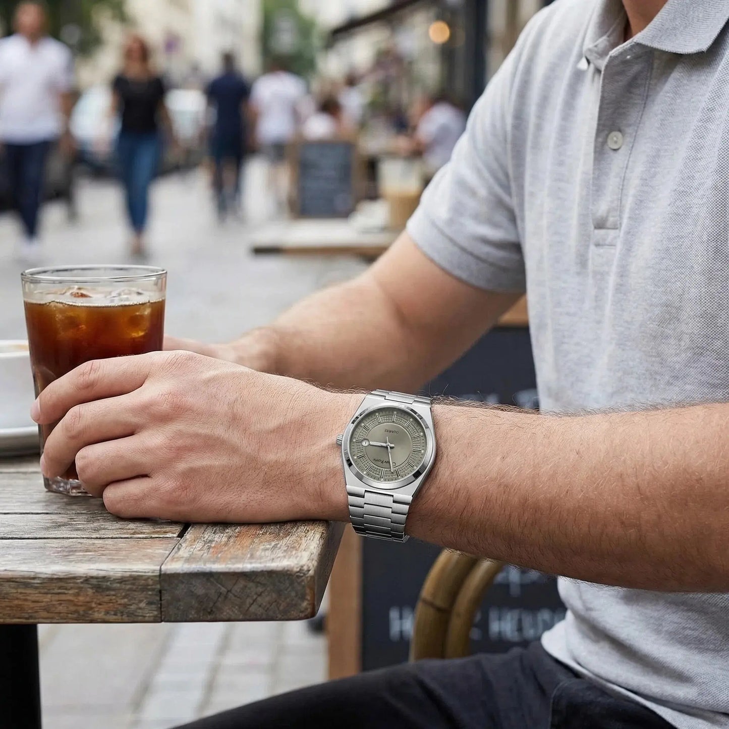[Gift] Men’S High-Quality Stainless Steel Quartz Watch – Business Casual, Versatile Minimalist Classic Watch