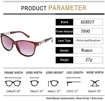 Stylish Women's Sunglasses with Polarized UV Protection 🌞🕶️ #TrendyLook #SummerVibes