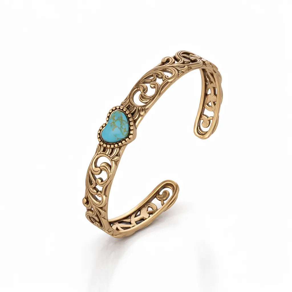 Wrangler Cuff Bracelet for Women Western Adjustable Open Cuff Bangle Bracelet Gold Silver Jewelry