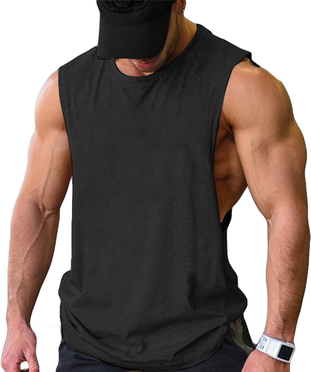 Double the Gains: Men's Sleeveless Workout Tanks - Perfect for Gym & Bodybuilding! 💪👕 #FitnessFashion #GymEssentials