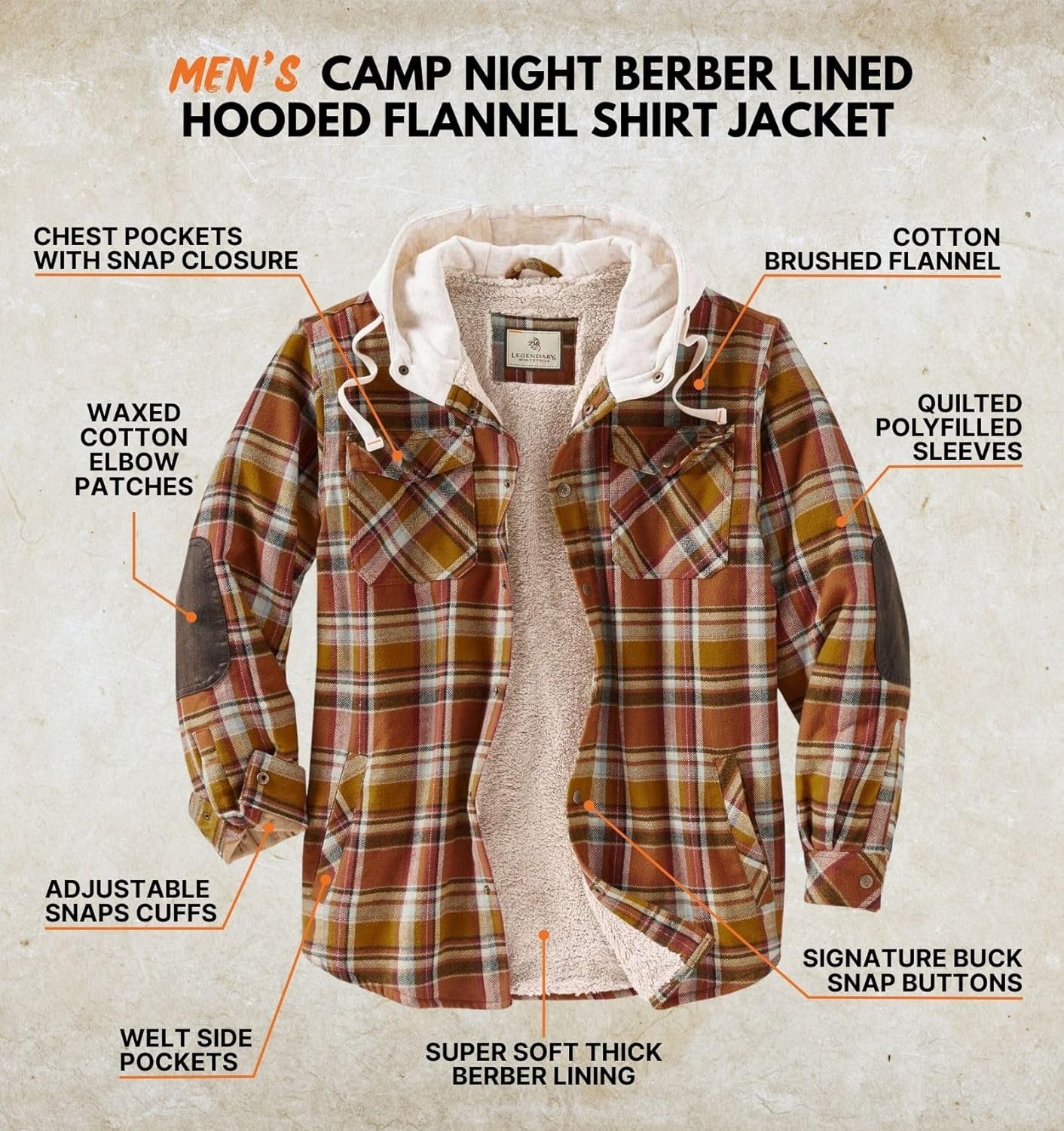 Stay cozy and stylish this season with our Men's Plaid Hooded Flannel Shacket! Perfect for layering and keeping warm! #Fashion #Menswear #CozyVibes