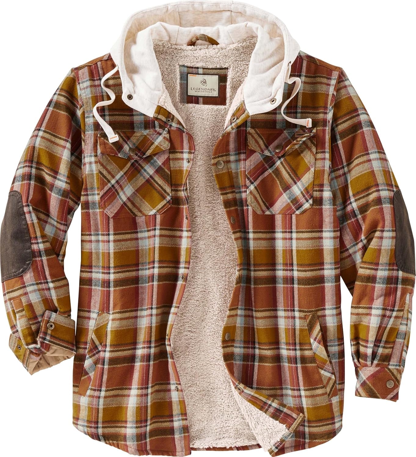 Stay cozy and stylish this season with our Men's Plaid Hooded Flannel Shacket! Perfect for layering and keeping warm! #Fashion #Menswear #CozyVibes