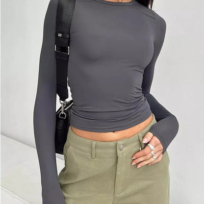 Stylish Long Sleeve T-Shirt for Women: Perfect for Casual Days!