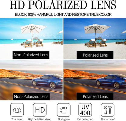 Stylish Women's Sunglasses with Polarized UV Protection 🌞🕶️ #TrendyLook #SummerVibes