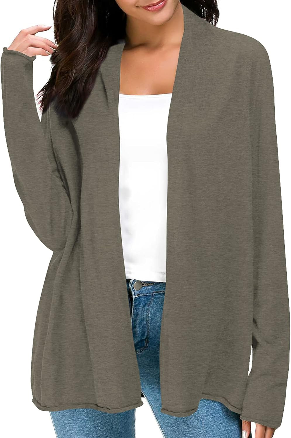Chic & Comfy: Must-Have Long Sleeve Open Front Cardigan for Every Casual Look!