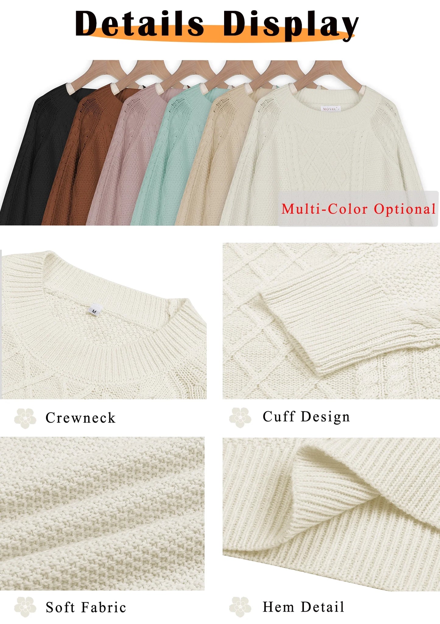 Cozy Up in Style: Oversized Cable Knit Sweaters for Women! 🧥✨