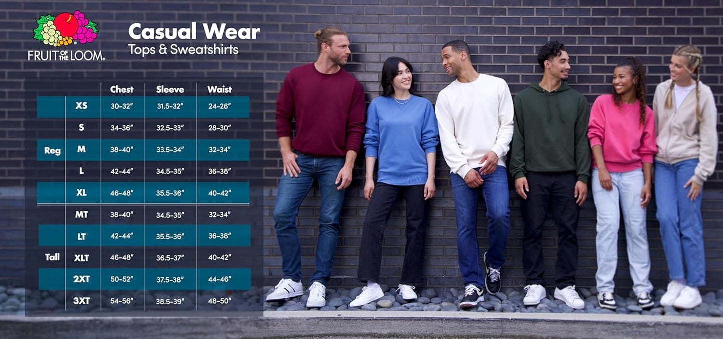Stay cozy and stylish with our Men’s Eversoft Fleece Crewneck Sweatshirts! 🌟 Moisture-wicking & breathable, available in sizes S-4X! Perfect for every adventure! 💪 #Comfort #Style #Sweatshirts