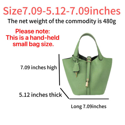 This Elegant Women’S Design Fashion Shopping Basket Bag Features a Lock-Clasp Design and Includes a Handbag. It’S Perfect for Dates, Walks, Shopping, Everyday Use, and as a Practical Handheld Pouch.