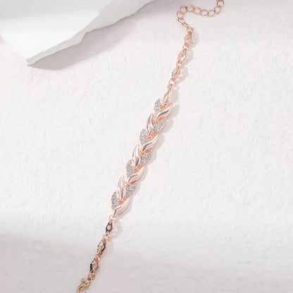 Mermaid Tail Bracelet with Swarovski Crystals - Elegant Alloy Jewelry for Women - Perfect Gift for Valentine'S Day & Christmas - Lightweight & Comfortable Fit