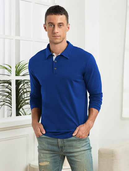 Upgrade your wardrobe with our stylish Men's Slim Fit Polo Shirts - perfect for any casual occasion! 🌟👕 #Fashion #Menswear
