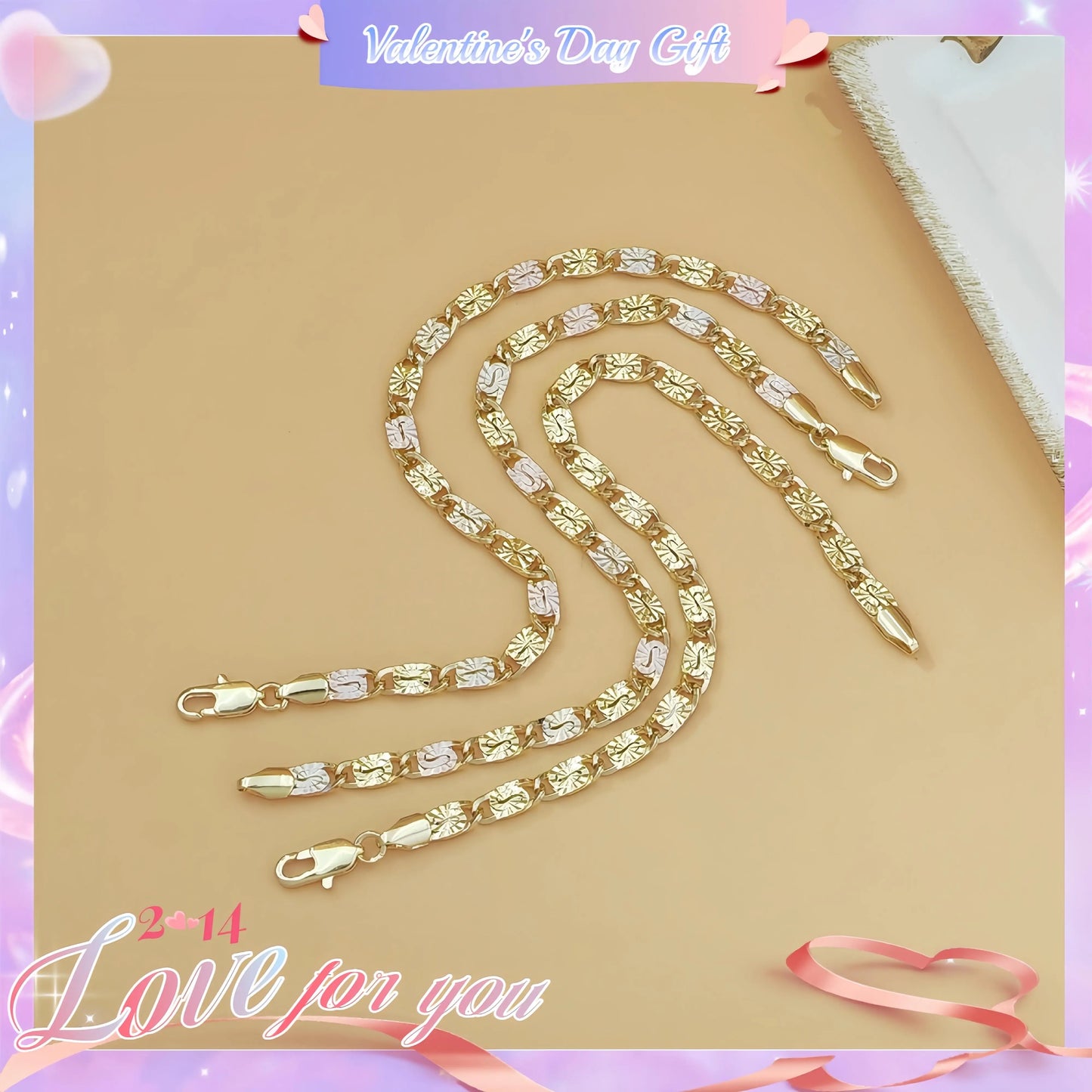 18K Gold Plated Exquisite Bracelet for Women Dainty Sparkling Chain Elegant Wrist Accessory Refined Jewelry Piece Anniversary Special Birthday Present Idea