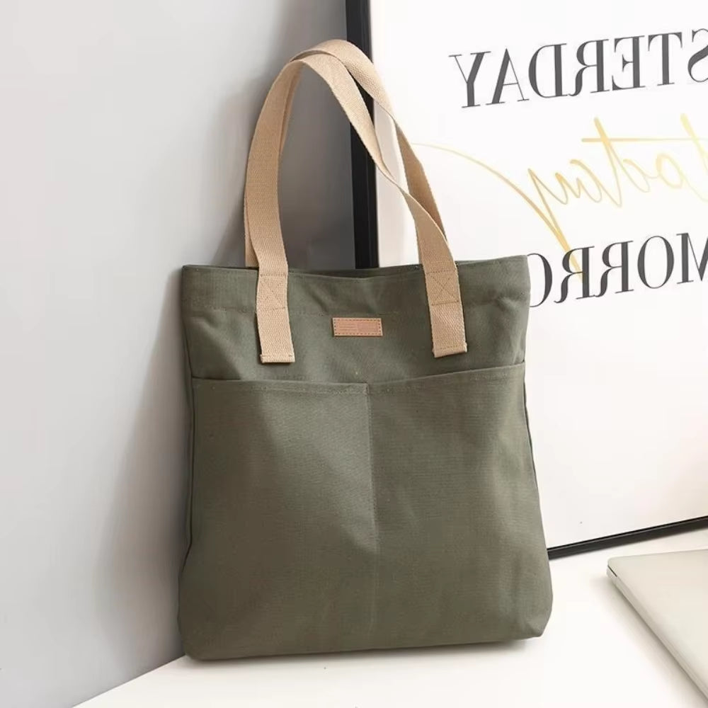 Stylish & Spacious Canvas Tote Bag for Women - Your Perfect Commuter Companion! 👜✨