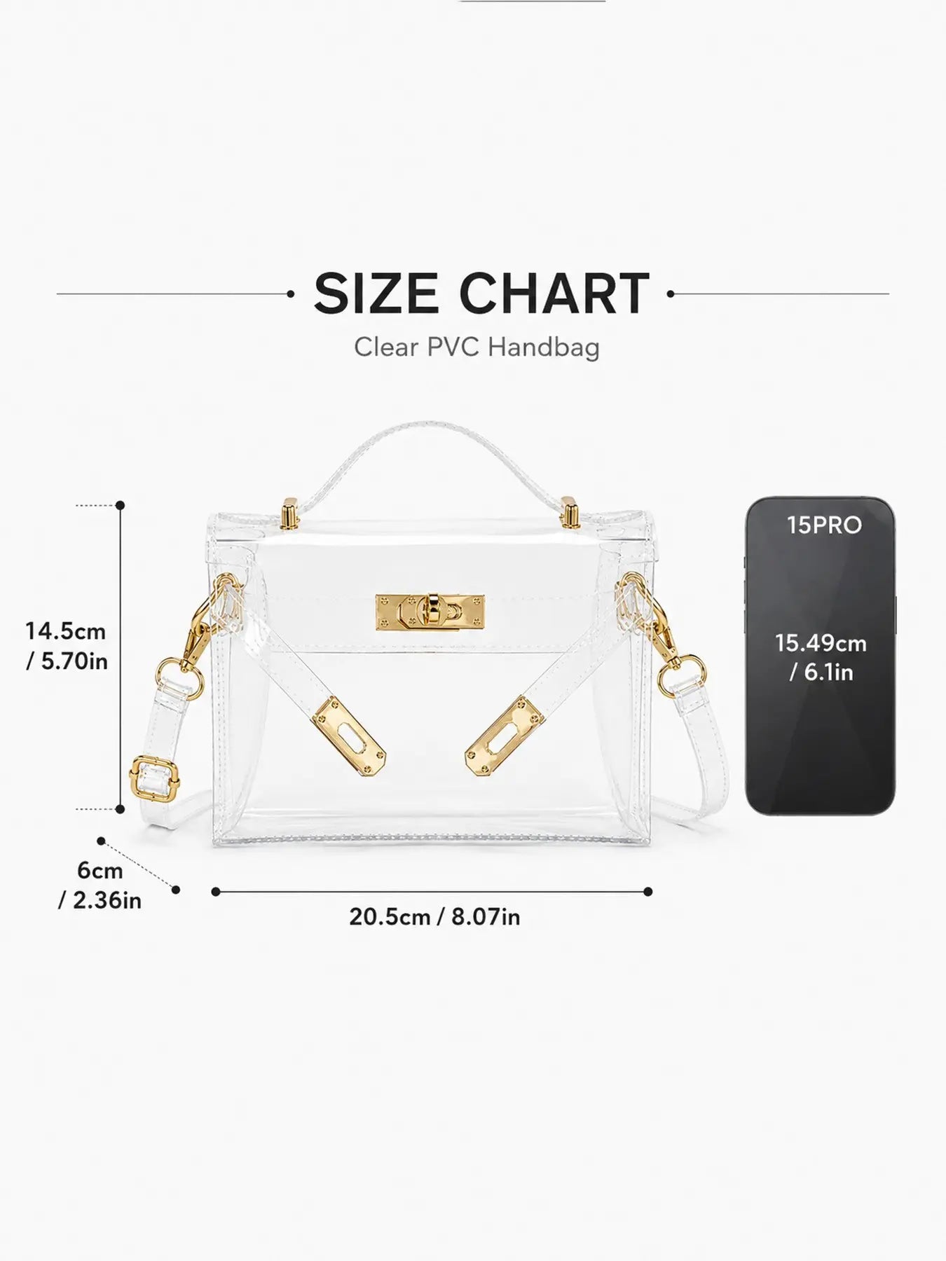Fashion Transparent Jelly Bag, Lightweight Handbag, Large Capacity Beach Bag, Concert Crossbody Bag, Women'S Shoulder Bag
