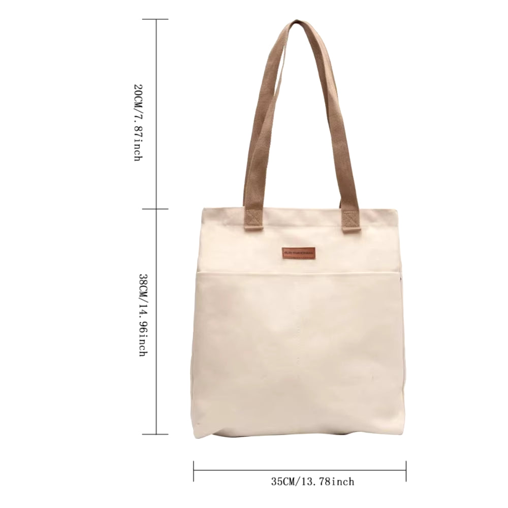Stylish & Spacious Canvas Tote Bag for Women - Your Perfect Commuter Companion! 👜✨