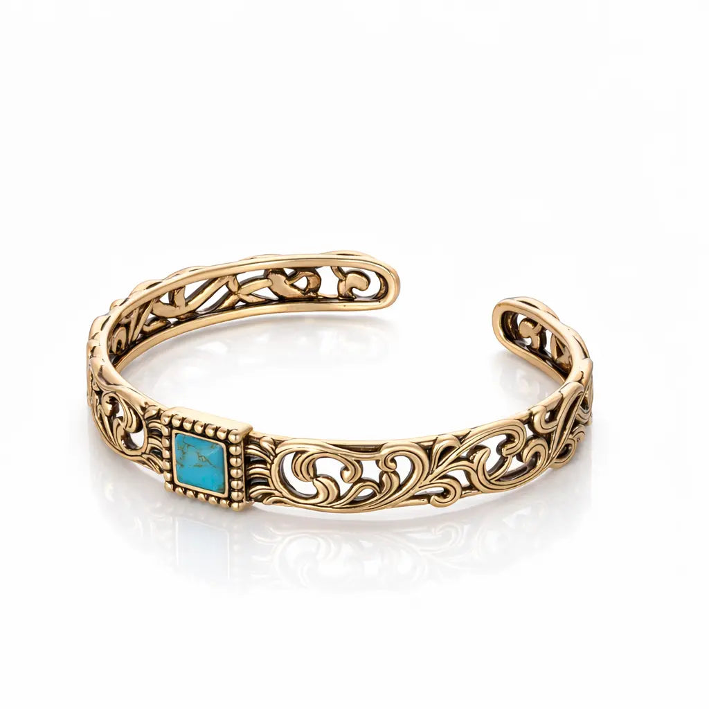 Wrangler Cuff Bracelet for Women Western Adjustable Open Cuff Bangle Bracelet Gold Silver Jewelry