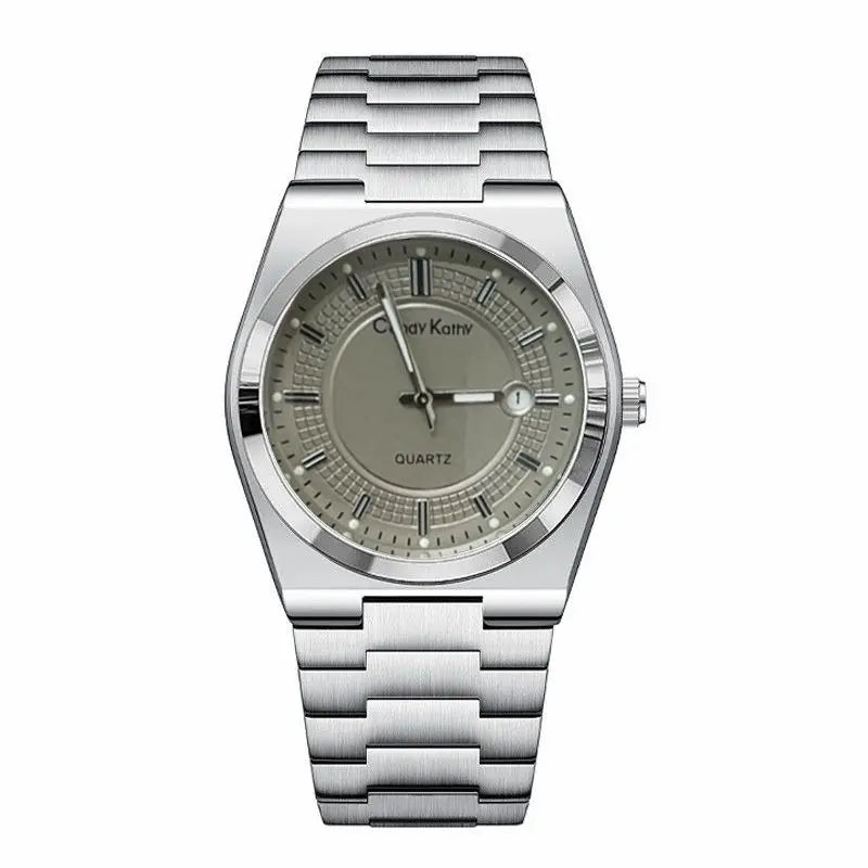 [Gift] Men’S High-Quality Stainless Steel Quartz Watch – Business Casual, Versatile Minimalist Classic Watch