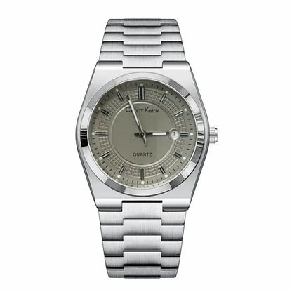 [Gift] Men’S High-Quality Stainless Steel Quartz Watch – Business Casual, Versatile Minimalist Classic Watch