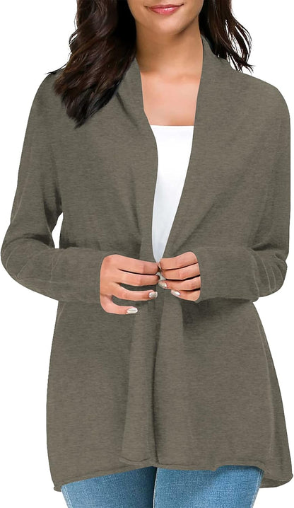 Chic & Comfy: Must-Have Long Sleeve Open Front Cardigan for Every Casual Look!