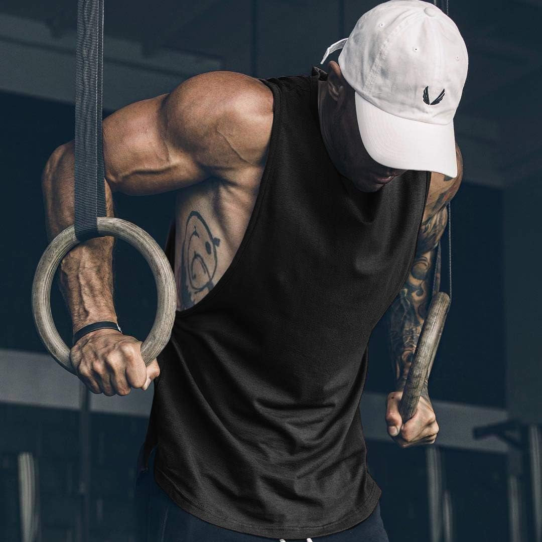 Double the Gains: Men's Sleeveless Workout Tanks - Perfect for Gym & Bodybuilding! 💪👕 #FitnessFashion #GymEssentials