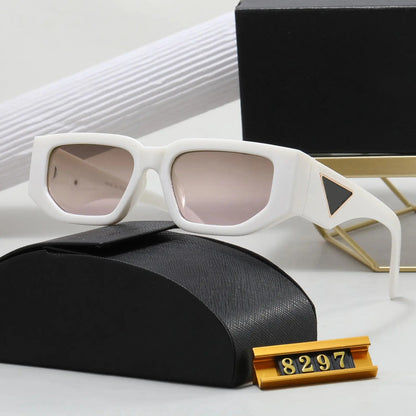 Men & Women-Classic Trendy Retro Square Sunglasses Square Frame Shades UV400 Protection for Every Occasion[With Letters]