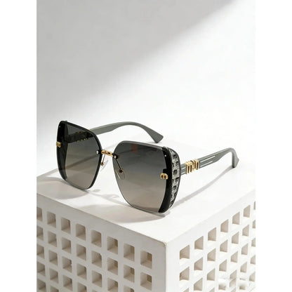 2026 Unisex Large-Frame Fashion Glasses, Trendy Square Sunglasses, Trendy Beach Eyewear, Retro Design for Daily Wear, Photography, Travel, Beach, All Seasons