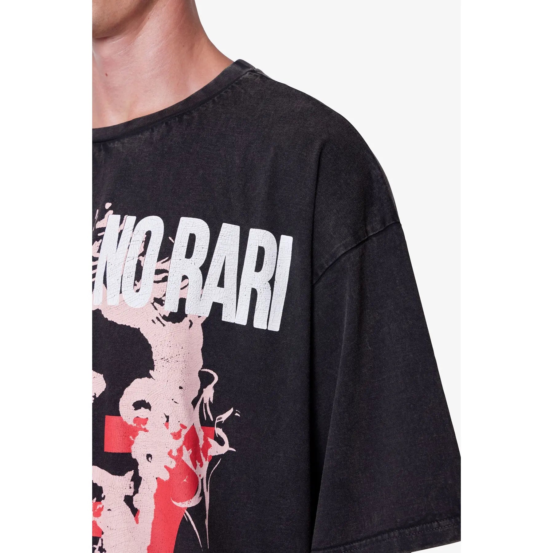 Mnml No Risk No Rari Print Tee - Black