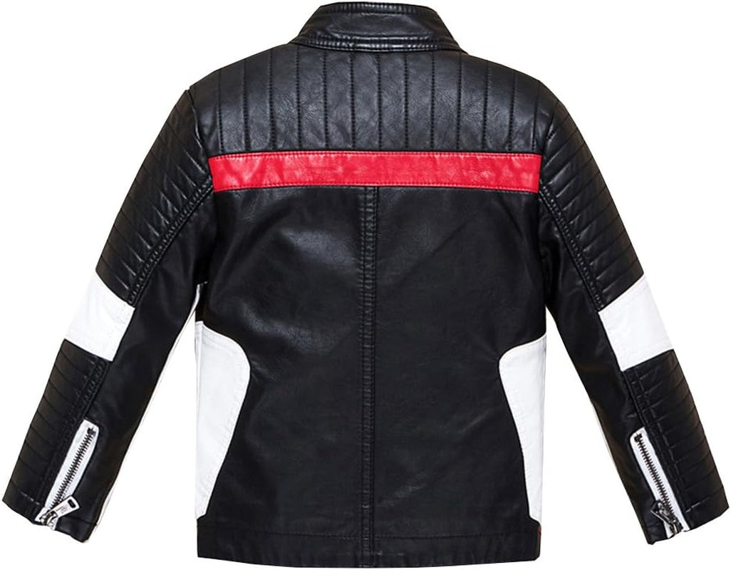Cool Leather Motorcycle Jackets for Your Little Adventurer! 🏍️👦 #ToddlerStyle #BoysFashion