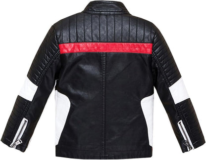 Cool Leather Motorcycle Jackets for Your Little Adventurer! 🏍️👦 #ToddlerStyle #BoysFashion