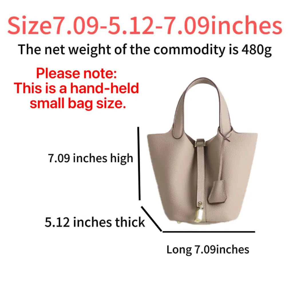This Elegant Women’S Design Fashion Shopping Basket Bag Features a Lock-Clasp Design and Includes a Handbag. It’S Perfect for Dates, Walks, Shopping, Everyday Use, and as a Practical Handheld Pouch.
