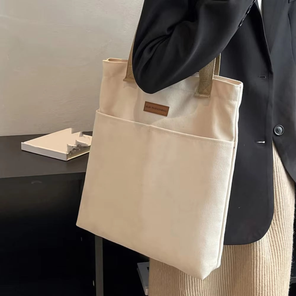Stylish & Spacious Canvas Tote Bag for Women - Your Perfect Commuter Companion! 👜✨