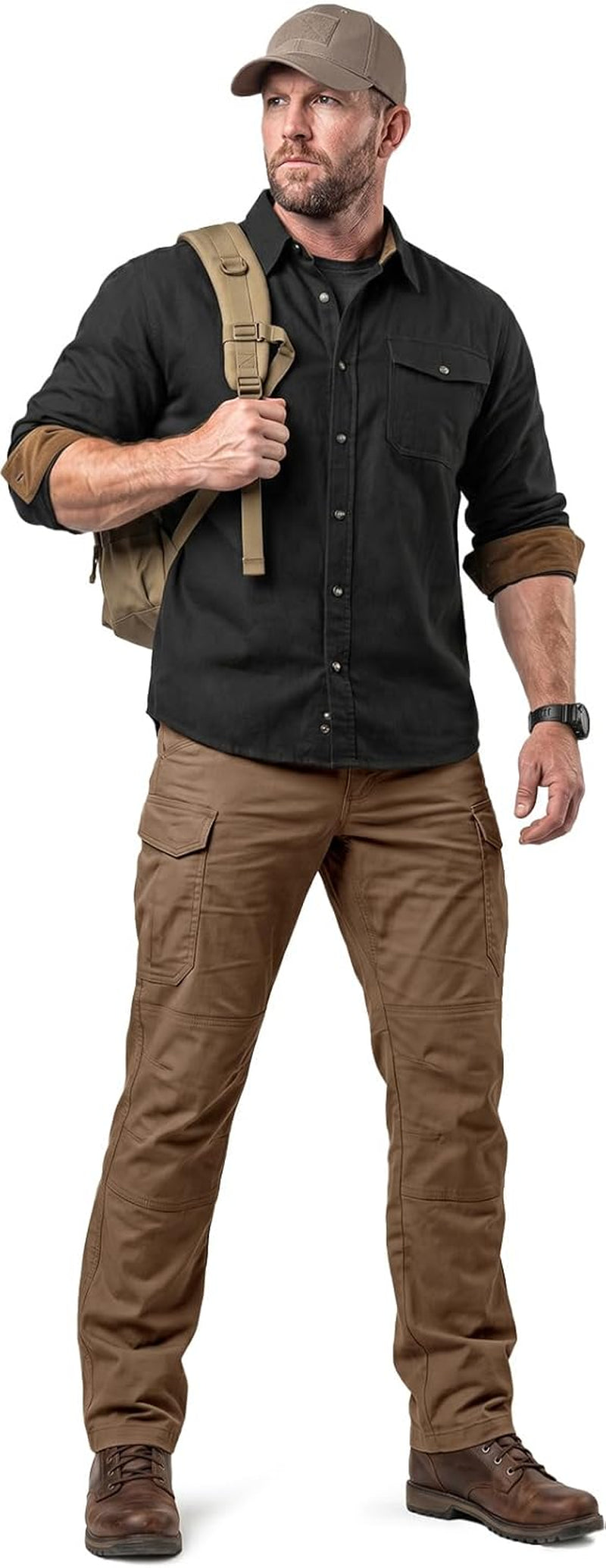 Men'S 100% All Cotton Button down Flannel Shirts, Long Sleeve Brushed Warm Soft Casual Outdoor Plaid Shirt