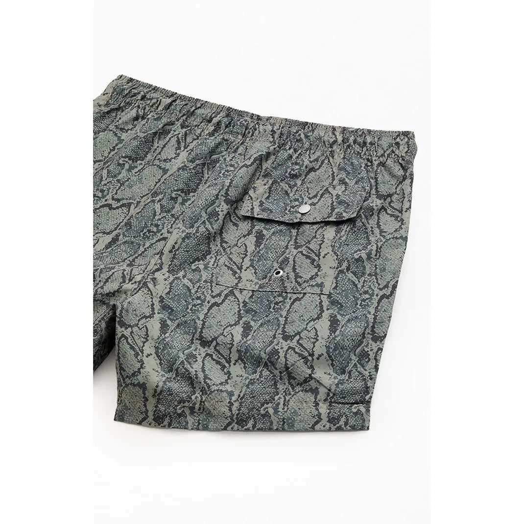 Pacsun Men'S Snake 4.5" Swim Trunks