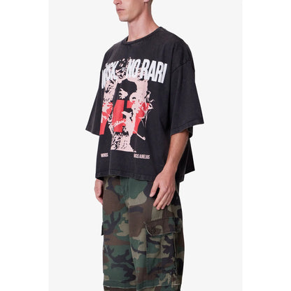 Mnml No Risk No Rari Print Tee - Black