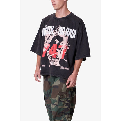 Mnml No Risk No Rari Print Tee - Black