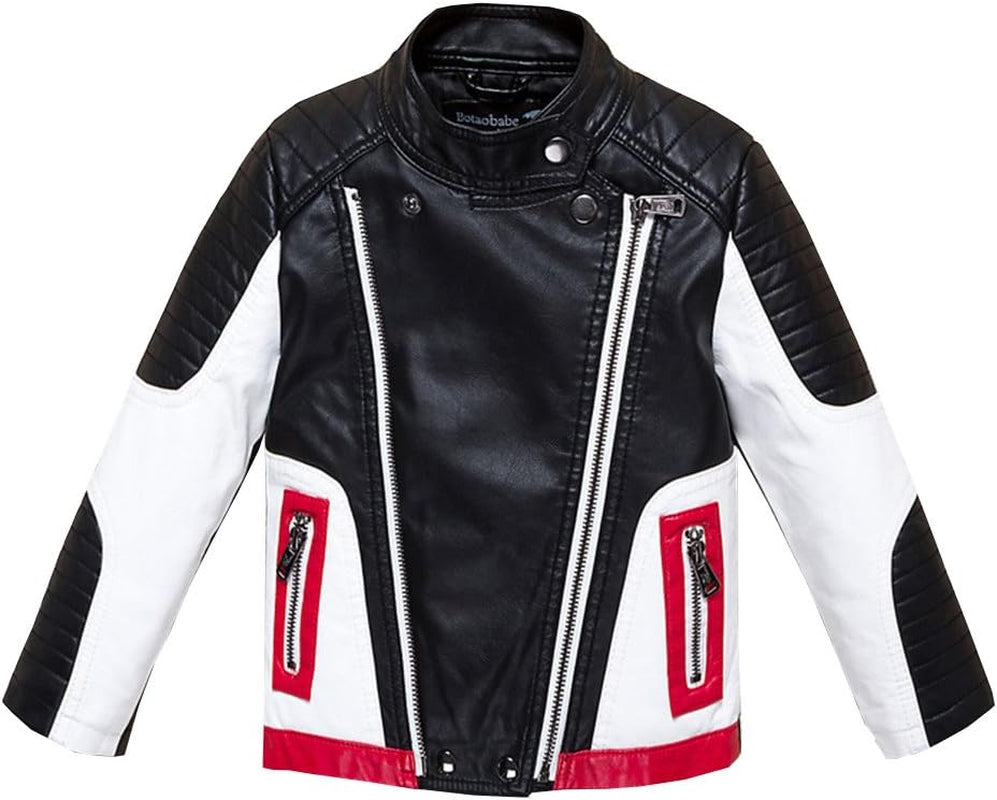 Cool Leather Motorcycle Jackets for Your Little Adventurer! 🏍️👦 #ToddlerStyle #BoysFashion
