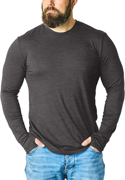 Stay cozy and stylish this season with our 100% Merino Longsleeve Baselayer featuring thumbloops! 🧡 Choose your favorite color and size now! #MerinoWool #WinterEssentials