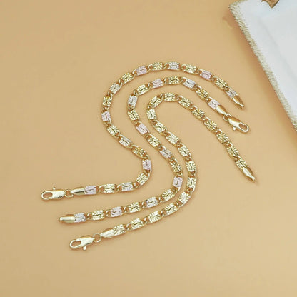 18K Gold Plated Exquisite Bracelet for Women Dainty Sparkling Chain Elegant Wrist Accessory Refined Jewelry Piece Anniversary Special Birthday Present Idea