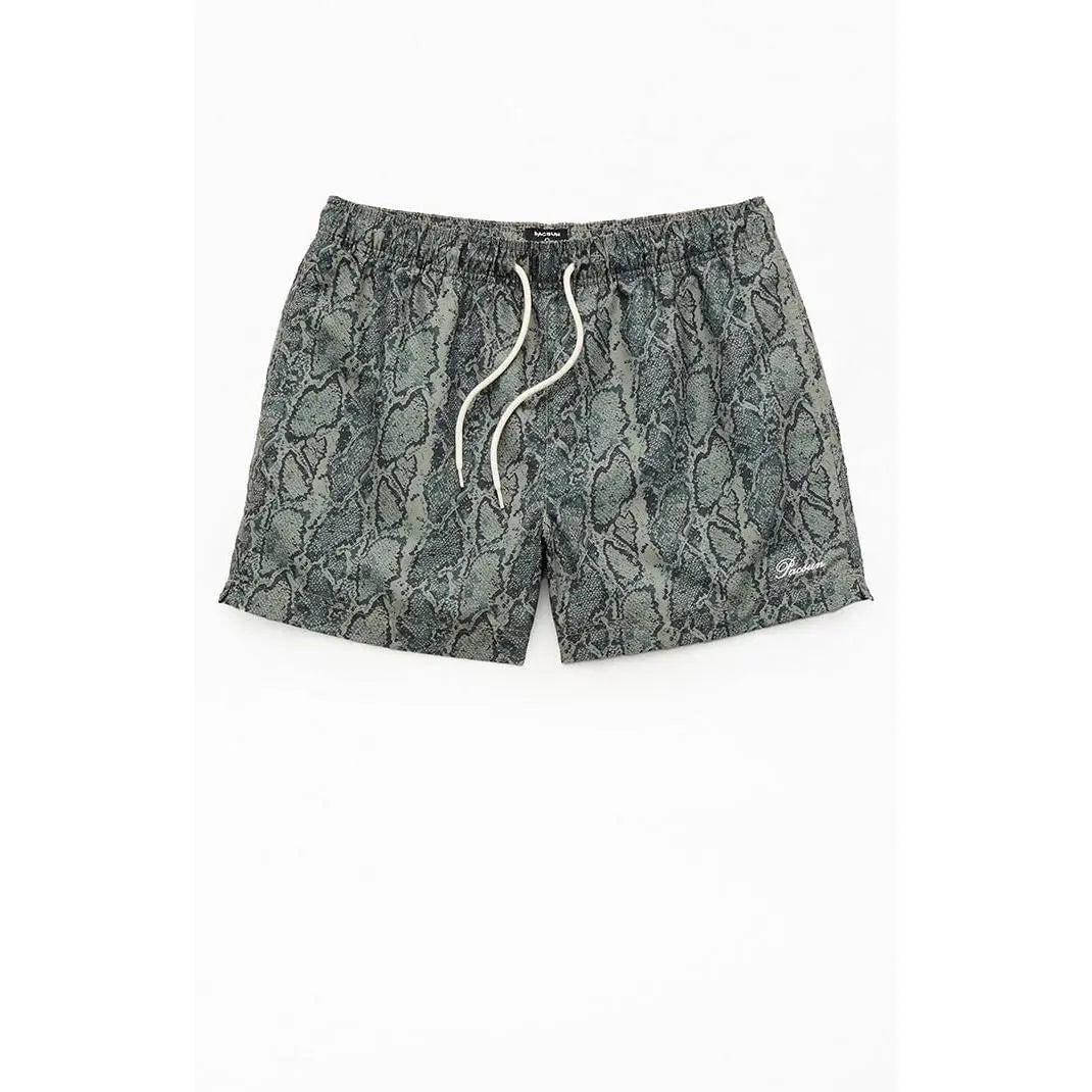 Pacsun Men'S Snake 4.5" Swim Trunks