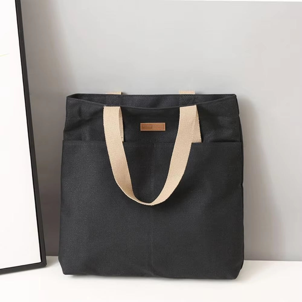 Stylish & Spacious Canvas Tote Bag for Women - Your Perfect Commuter Companion! 👜✨