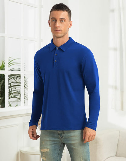 Upgrade your wardrobe with our stylish Men's Slim Fit Polo Shirts - perfect for any casual occasion! 🌟👕 #Fashion #Menswear