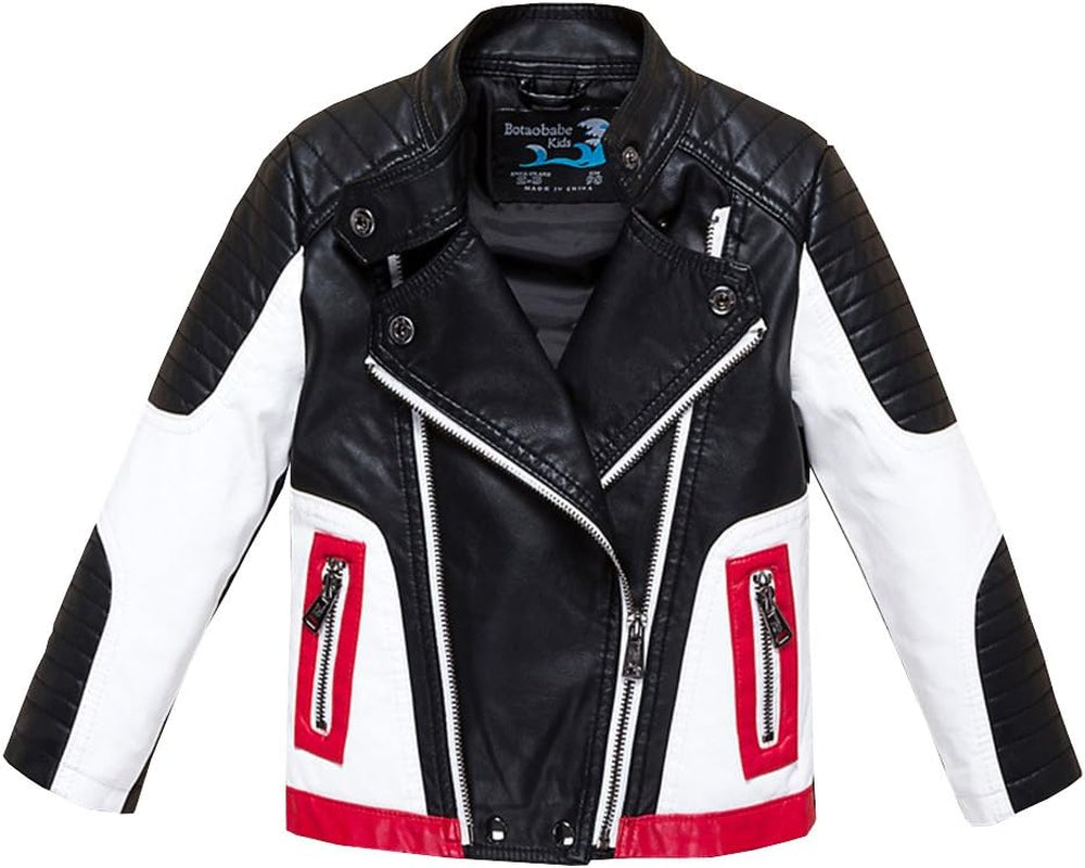 Cool Leather Motorcycle Jackets for Your Little Adventurer! 🏍️👦 #ToddlerStyle #BoysFashion