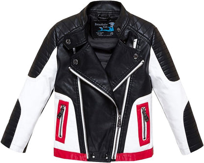 Cool Leather Motorcycle Jackets for Your Little Adventurer! 🏍️👦 #ToddlerStyle #BoysFashion