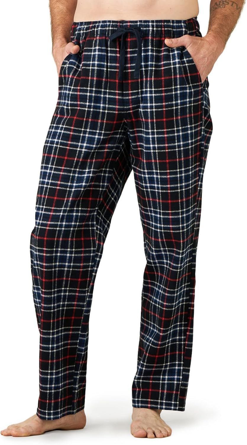 Cozy Up in Our Men's Flannel Plaid Pajama Pants - Perfect for Lounging & Sleeping! 💤🛌✨