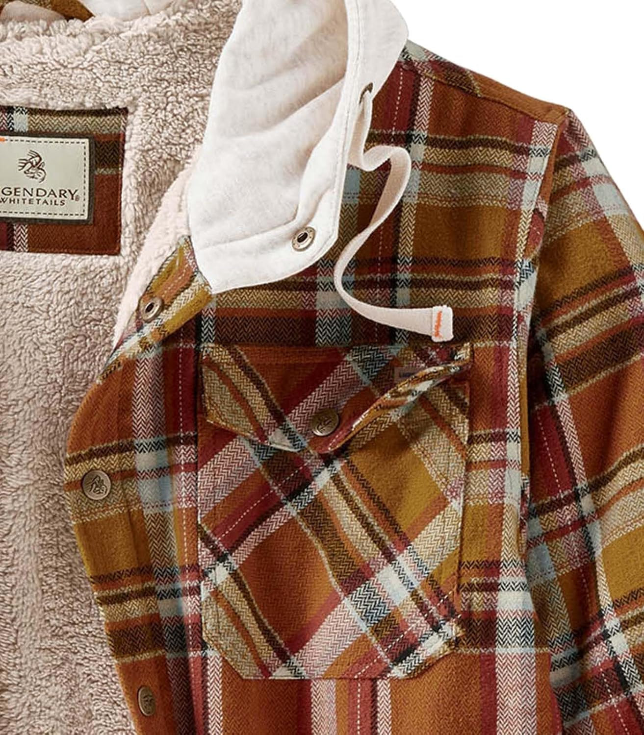 Stay cozy and stylish this season with our Men's Plaid Hooded Flannel Shacket! Perfect for layering and keeping warm! #Fashion #Menswear #CozyVibes