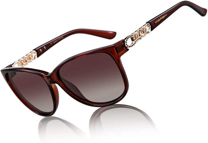 Stylish Women's Sunglasses with Polarized UV Protection 🌞🕶️ #TrendyLook #SummerVibes