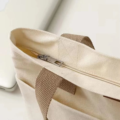 Stylish & Spacious Canvas Tote Bag for Women - Your Perfect Commuter Companion! 👜✨